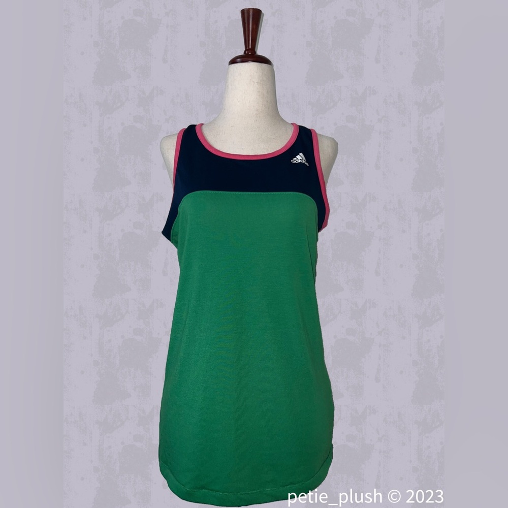 Adidas- Like New -Color-block Climalite Racerback Training Shirt- Women’s: Small
